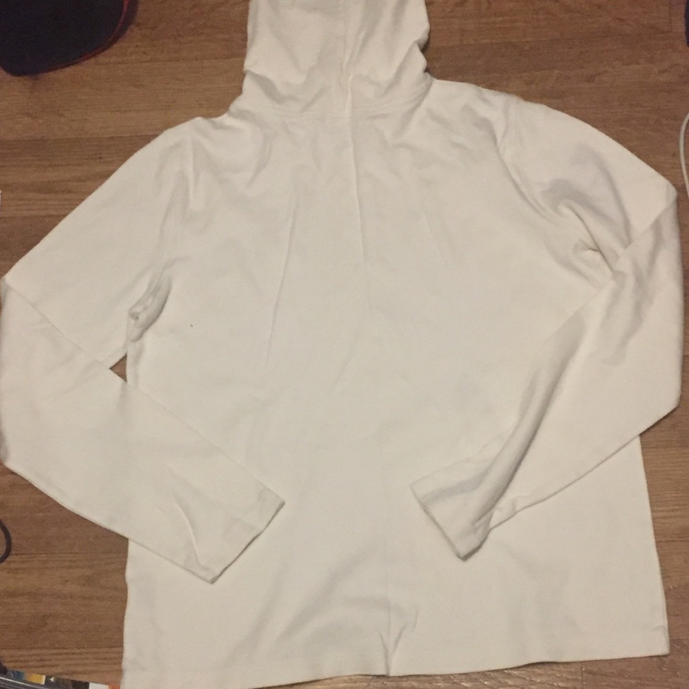 White long sleeved turtle neck